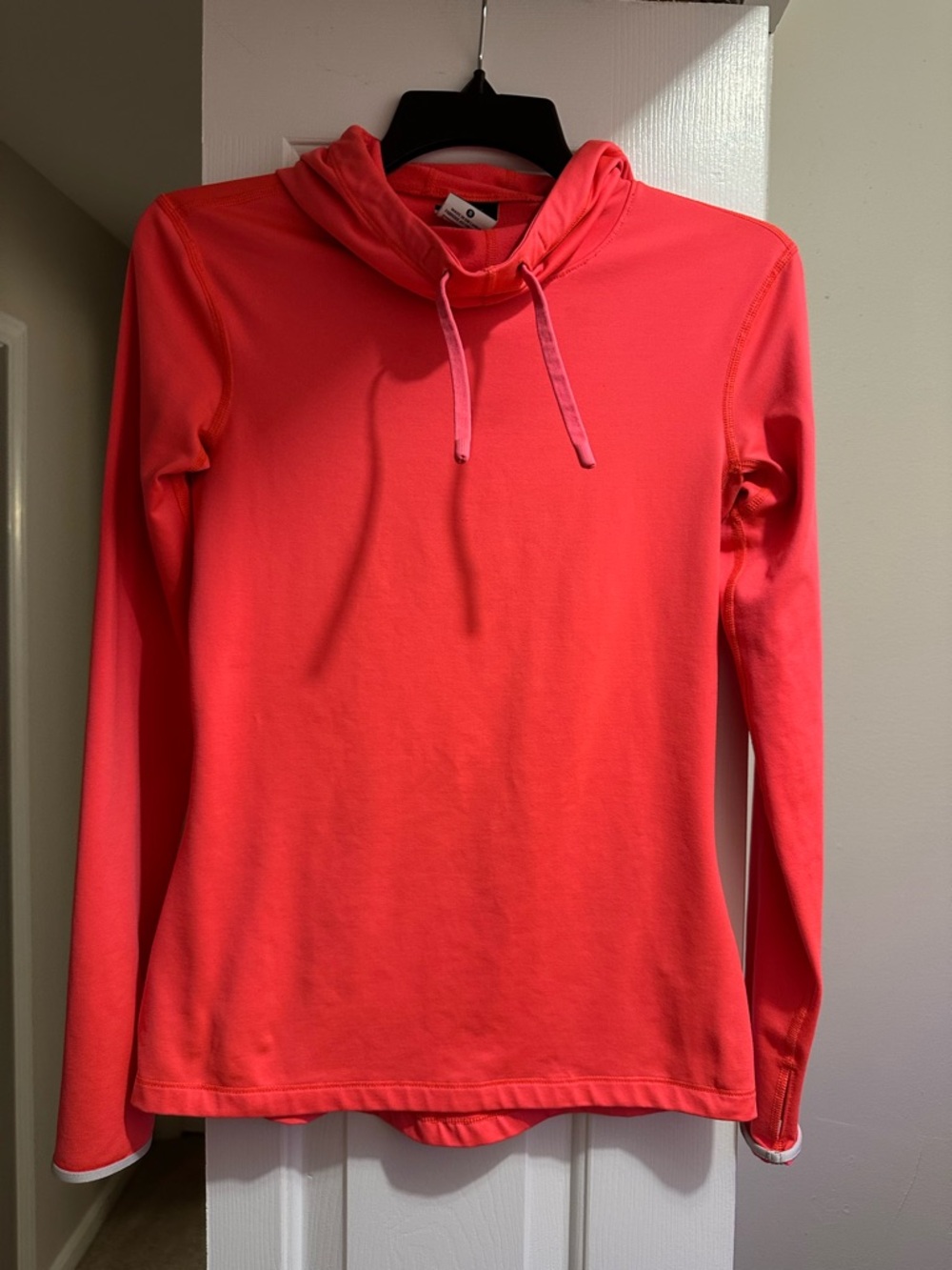 Nike Pro Coral Pink Lightweight Pullover Hoodie